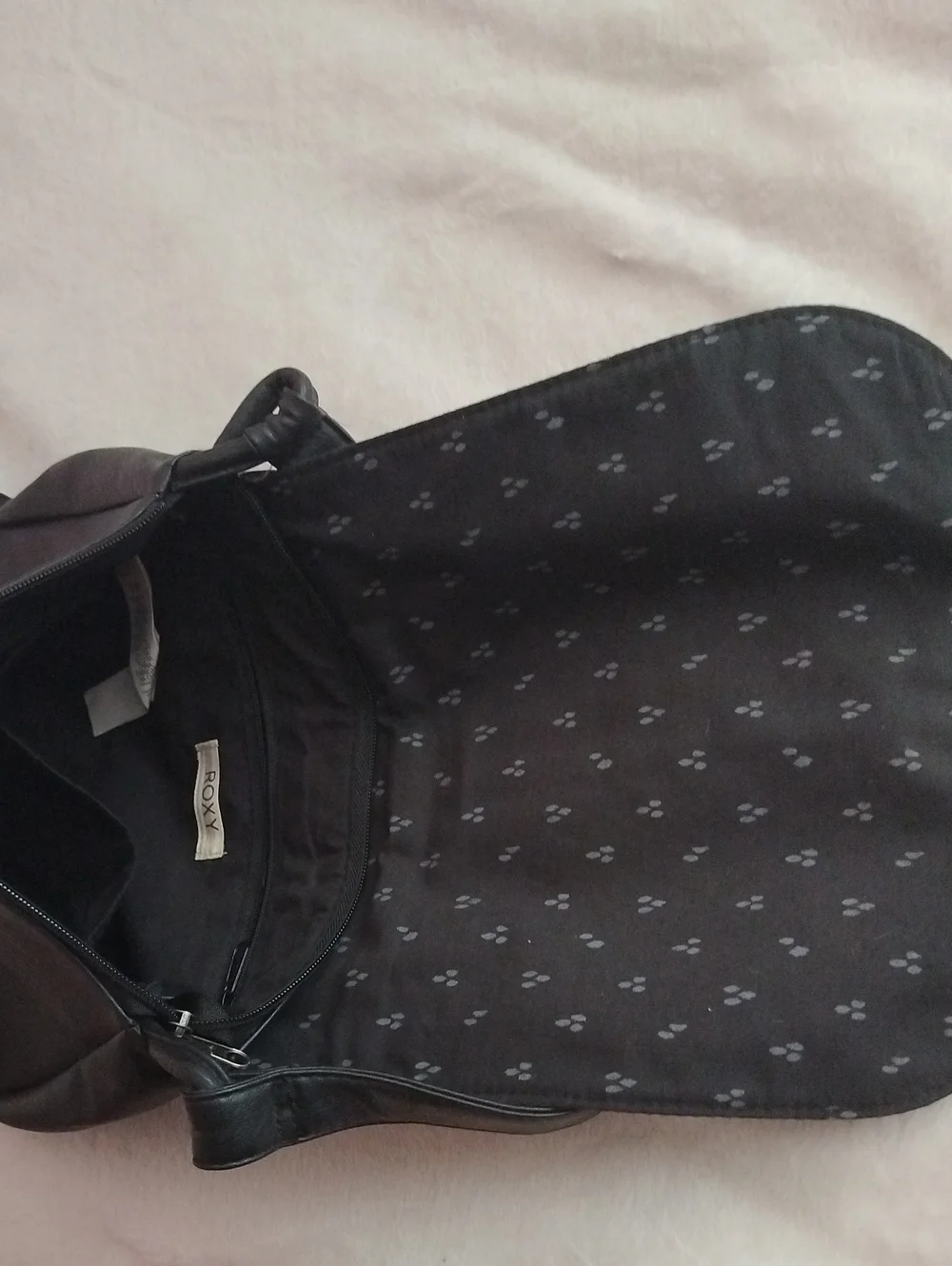 Black Leather Roxy Bag - Picture 3 of 4